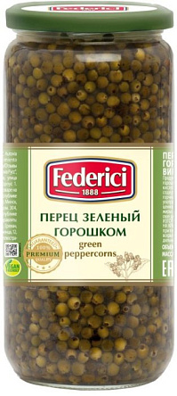 FEDERICI Консервы овощные: Перец зеленый горошком консервированный 700г/720мл