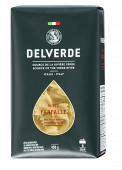 Макаронные изделия "Delverde" 0,5кг № 222 FARFALLE