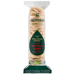 Макаронные изделия "Delverde" 0,25кг с отрубями  №182 TAGLIATELLE A NIDO INTEGRALI  BIO