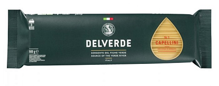 Макаронные изделия "Delverde" 0,5 кг № 1 САPELLINI