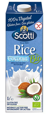 "Rico Scotti" Рисовый напиток с кокосом BIO, 1л