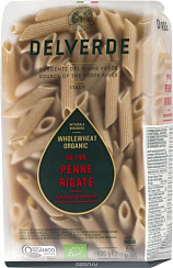 Макаронные изделия "Delverde" 0,5кг с отрубями №145 PENNE RIGTE INTEGRALI BIO