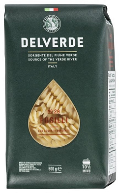 Макаронные изделия "Delverde" 0,5кг № 29  FUSILLI