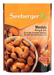 Seeberger Миндаль жареный с солью и медом, 80г