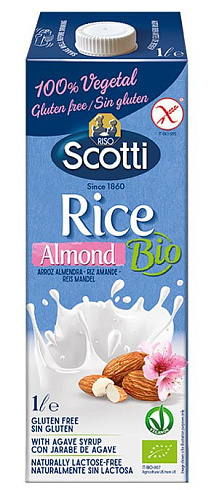 "Rico Scotti" Рисовый напиток с миндалём BIO, 1л