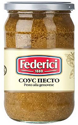 FEDERICI Соус песто с подсолнечным маслом и чесноком, масса нетто 550г