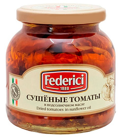 "Federici" Томаты сушеные в подсолнечном масле,162гр/280гр