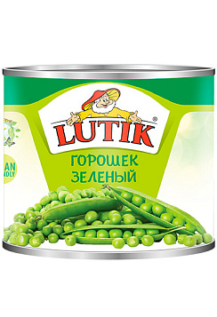 LUTIK Горошек зеленый, 3100мл/1770г         