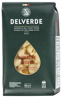Макаронные изделия "Delverde" 0,5кг №39 LUMACHE RIGATE