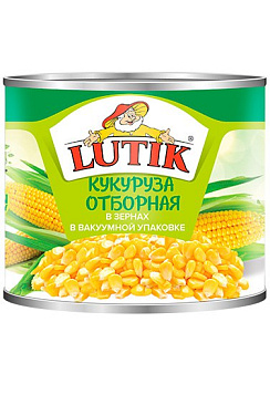 LUTIK Кукуруза сахарная в зёрнах 3100мл