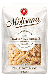 La Molisana изделия макаронные из твердых сортов пшеницы FUSILLI CORTI BUCATI /  108 Пружинки, 500г