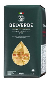 Макаронные изделия "Delverde" № 26 MEZZI TUFOLI