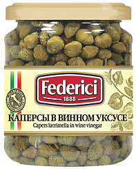 FEDERICI Каперсы "Lacrimella" в винном уксусе, масса нетто 210г