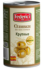 FEDERICI "Bella di Cerignola" Оливки крупные без косточки масса нетто 300г