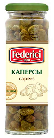 FEDERICI  Консервы овощные: "Каперсы", масса нетто 100г/106мл