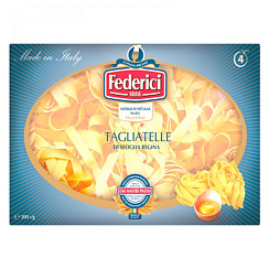 FEDERICI Макаронные изделия яичные 0,2кг № 203 TAGLIATELLE, Лапша яичная в гнёздах, группа А
