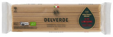 Макаронные изделия "Delverde" с отрубями 0,5кг №142 LINGUINE INTEGRALI BIO